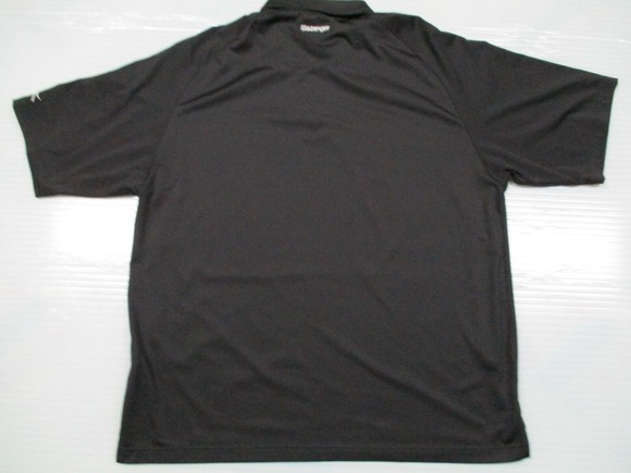 Salzenger Polo Shirt Mens Size XL Black Short Sleeve Pullover Polyester - Picture 7 of 9